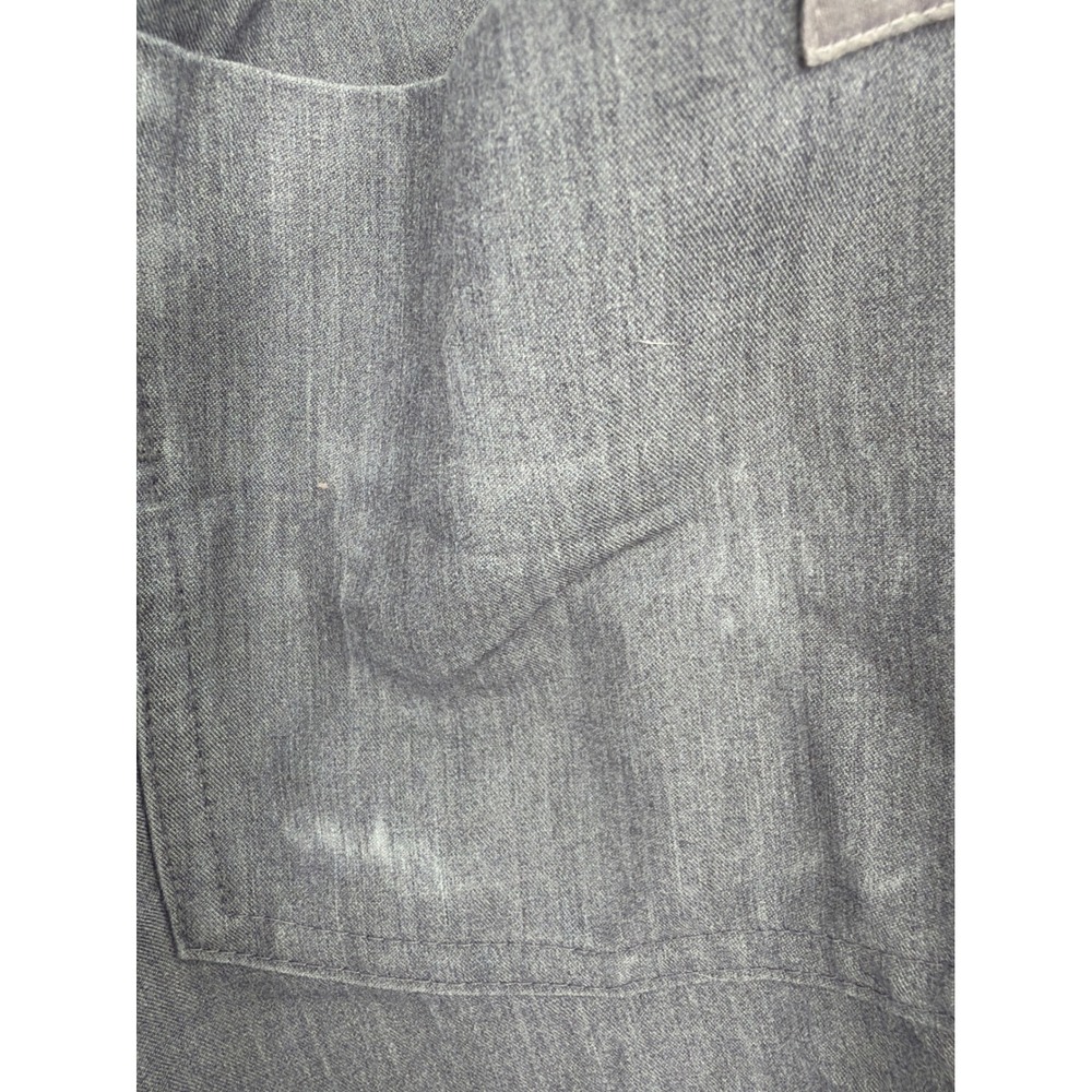 FIGS Technical Collection Heather Charcoal Grey‎ Jogger Pants Teal Drawstring LP - Picture 7 of 8